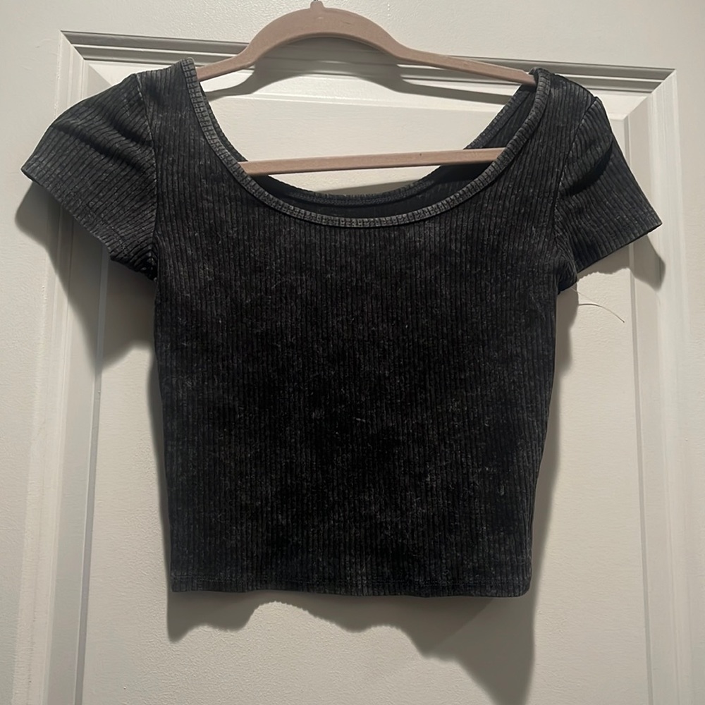 Wild Fable Grey Crop Top
